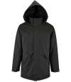 02109 Robyn SOL'S Unisex Robyn Padded Jacket Black colour image